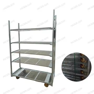 Χειρισμός Δανέζικου Τρόλεϊ 1350*565*1900cm για Απλοποιημένες Λειτουργίες Αποθήκης