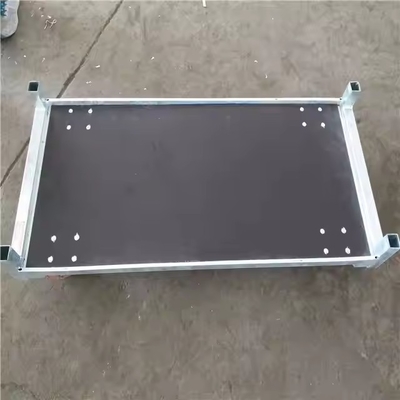 Τροχήλατο καροτσάκι λουλουδιών από γαλβανισμένο ψευδάργυρο για λουλούδια μεγάλης διάρκειας